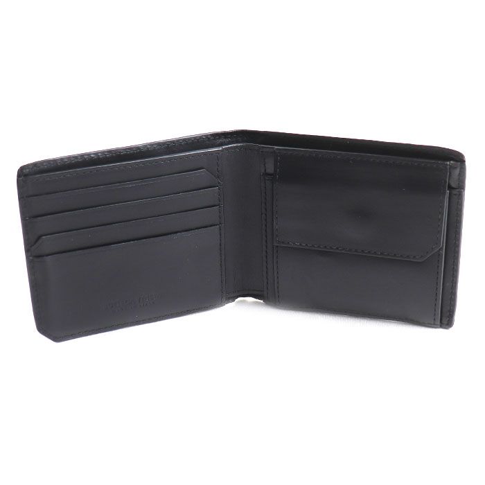Bottega Veneta Intrecciato Piccolo Bifold Wallet Black
