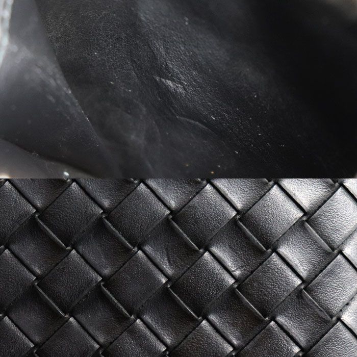 Bottega Veneta Intrecciato Piccolo Bifold Wallet Black