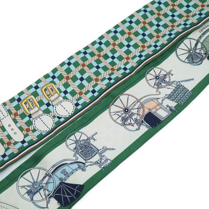 Hermes les Voituresa Nouvelle Evolution of the Carriage Twilly Scarf Silk