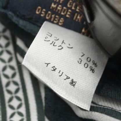 Louis Vuitton Etole Gang Ring Scarf Cotton Silk Navy White Shawl