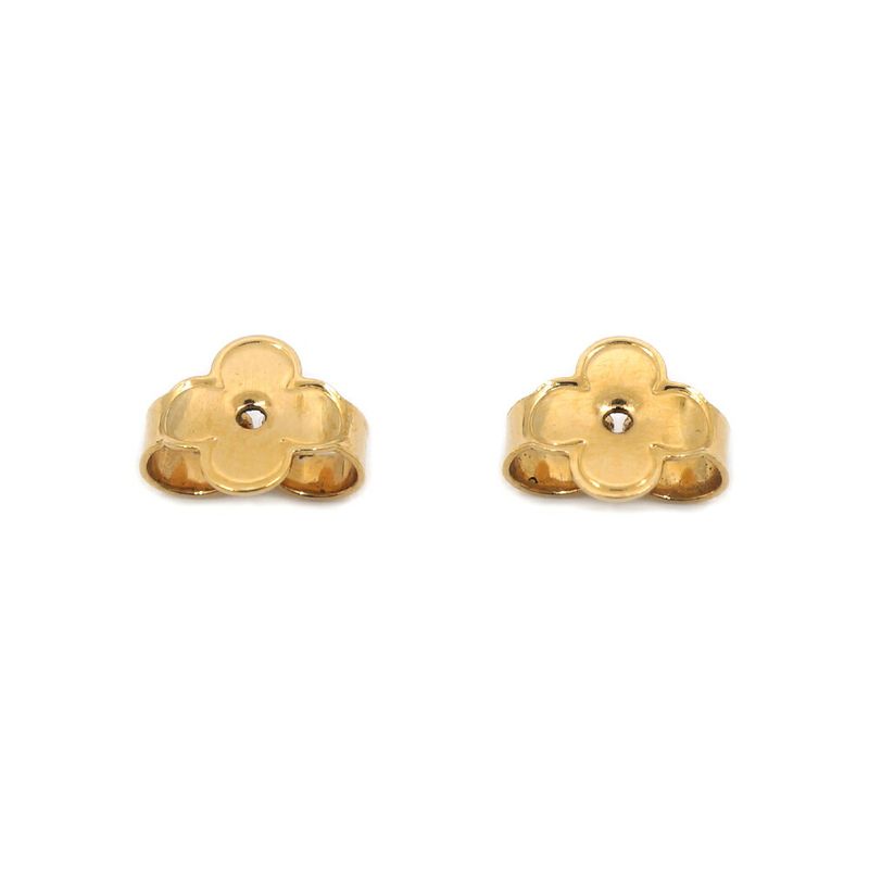 Louis Vuitton Boucle Doreille LV Pandant Earrings Monogram Flower Metal