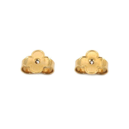 Louis Vuitton Boucle Doreille LV Pandant Earrings Monogram Flower Metal