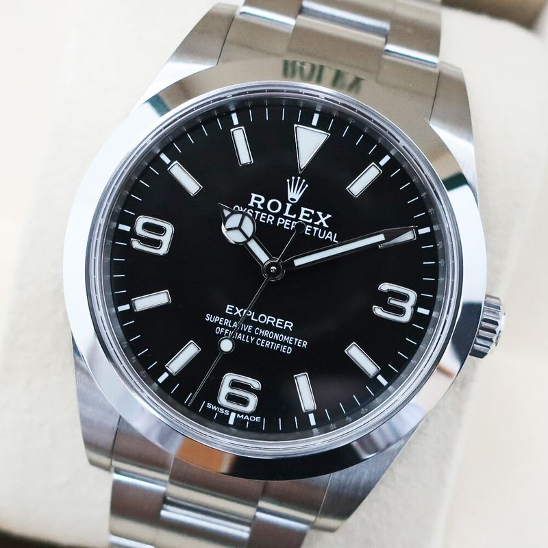 Rolex Polished Random Black SS Automatic Watch