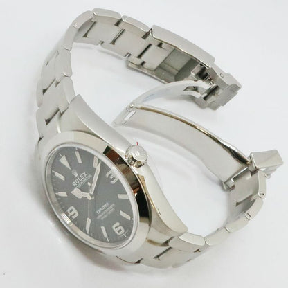 Rolex Polished Random Black SS Automatic Watch