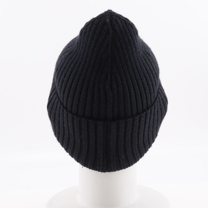 Chanel CC Logo Sports Line Wool Silk Black Hats