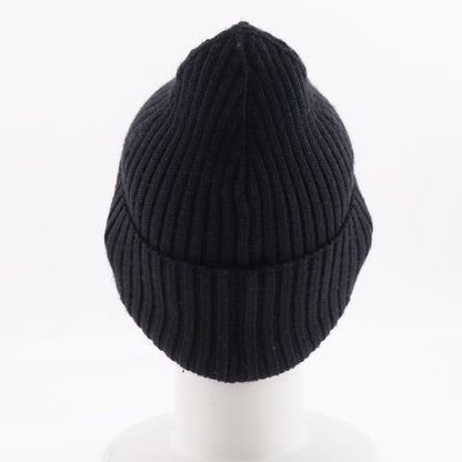 Chanel CC Logo Sports Line Wool Silk Black Hats
