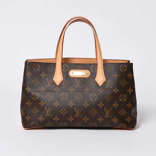 Louis Vuitton Wilshire PM Handbag Monogram Canvas Brown
