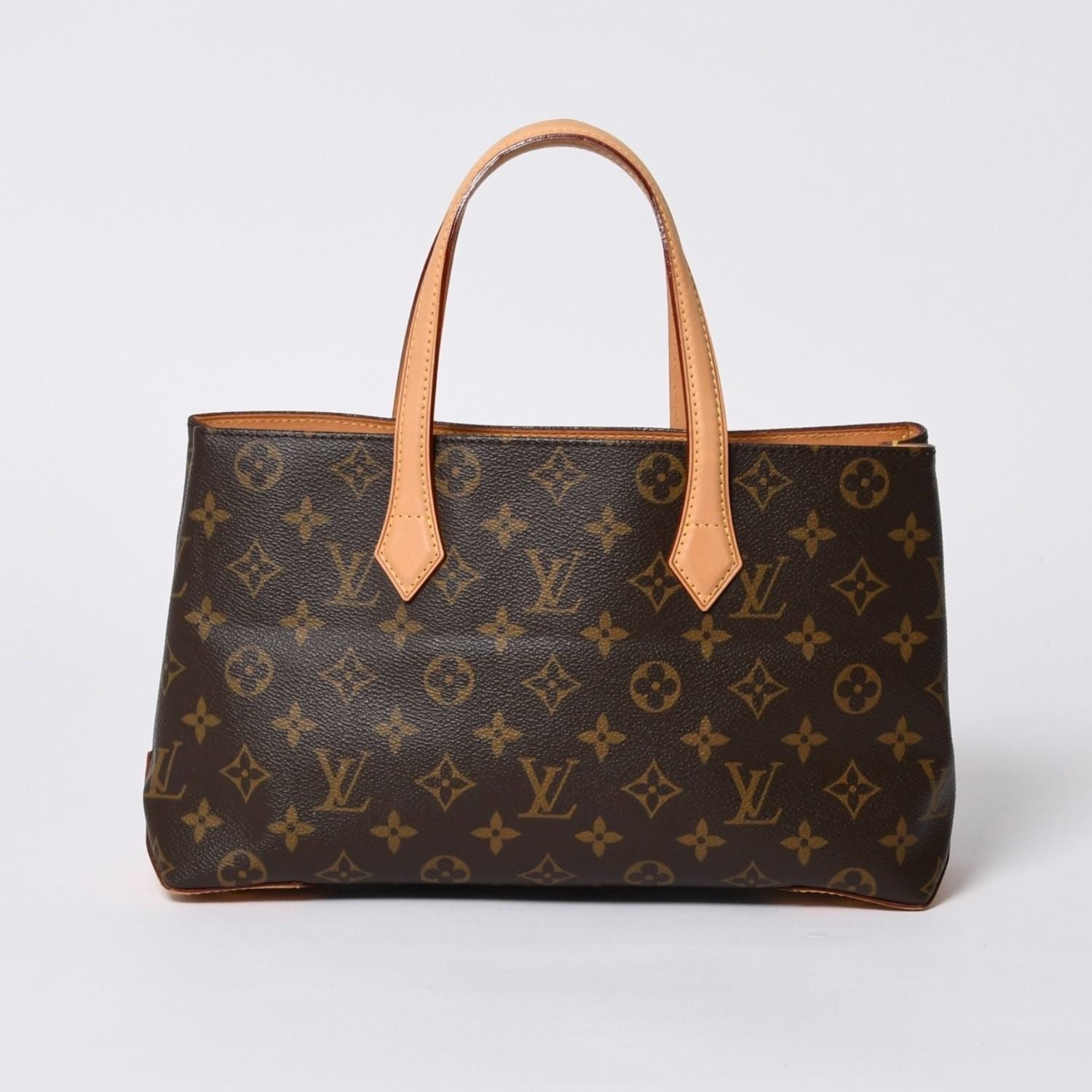 Louis Vuitton Wilshire PM Handbag Monogram Canvas Brown — view 2