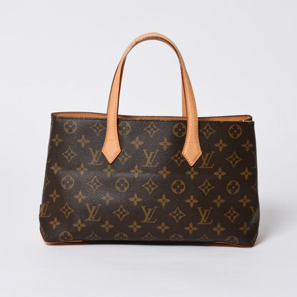 Louis Vuitton Wilshire PM Handbag Monogram Canvas Brown — view 2