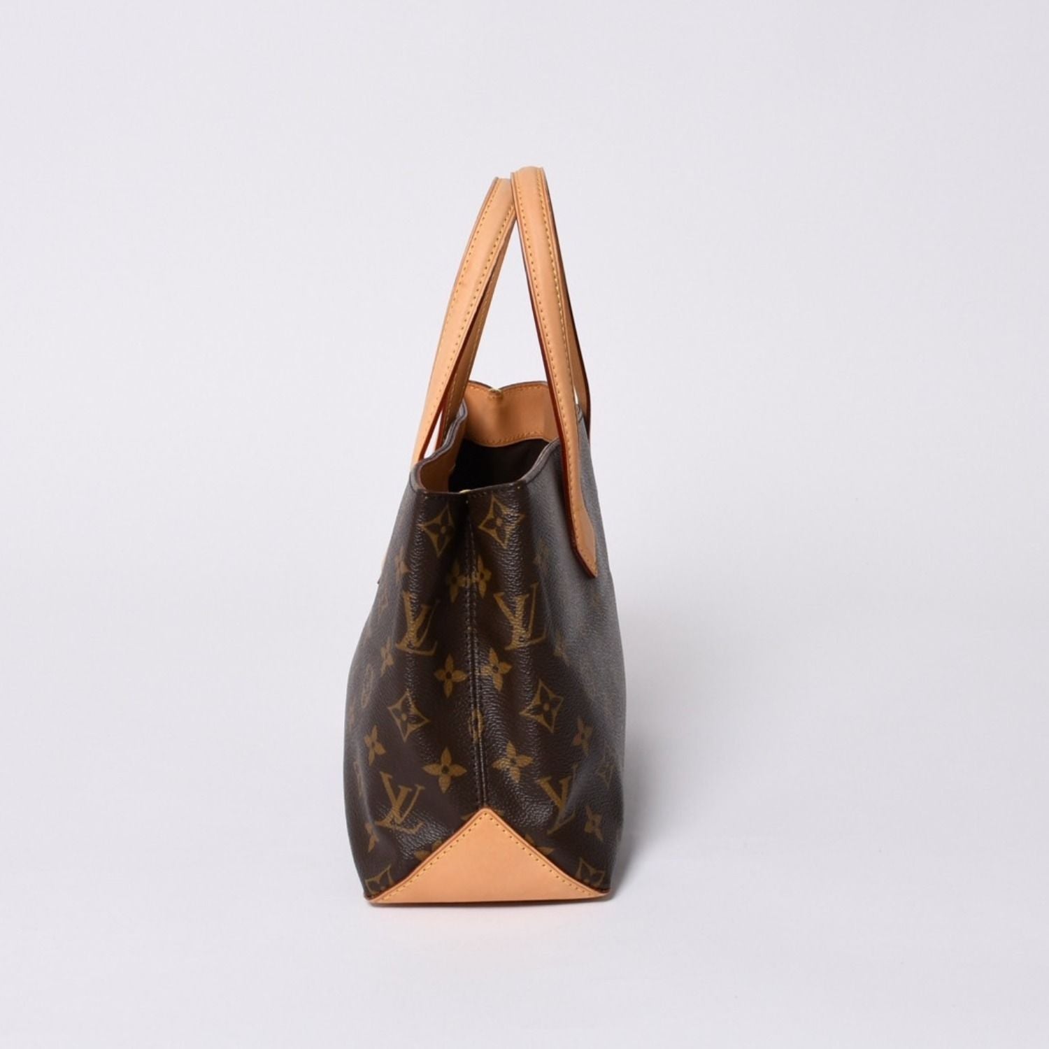 Louis Vuitton Wilshire PM Handbag Monogram Canvas Brown — view 4