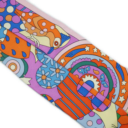 Hermes les Murmures de la Foret Whisper of the Forest Twilly Multicolor Scarf