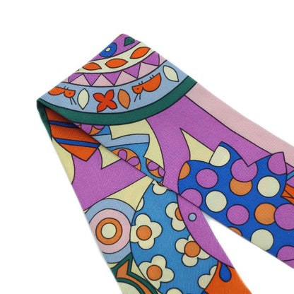 Hermes les Murmures de la Foret Whisper of the Forest Twilly Multicolor Scarf