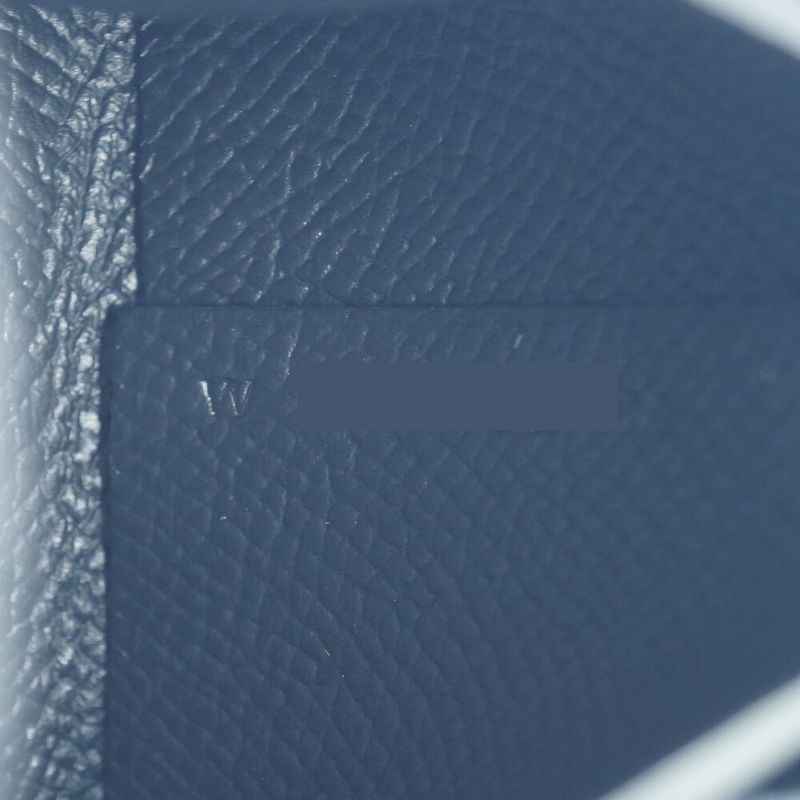 Hermes Bastia Veau Epsom Card Case Coin Purse Black