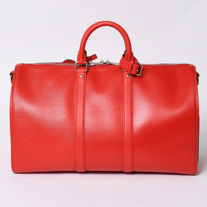 Louis Vuitton Supreme Keepall Bandouliere 45 Boston Bag Epi — view 3