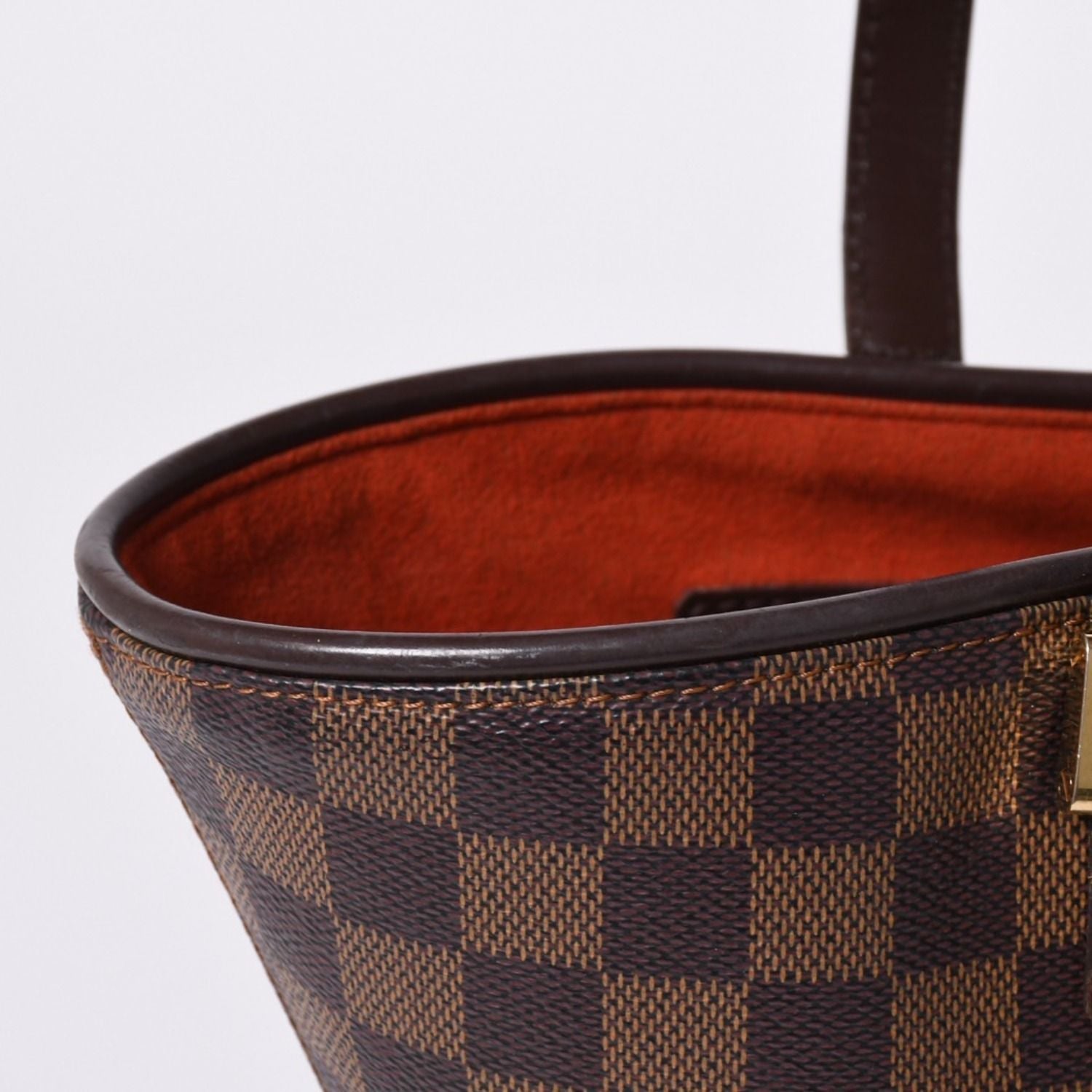 Louis Vuitton Handbag Manosque PM Damier Brown Gold — view 4