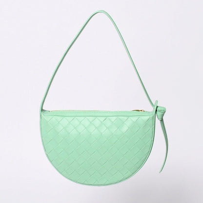Bottega Veneta Intrecciato Bag Leather Green Gold — view 2
