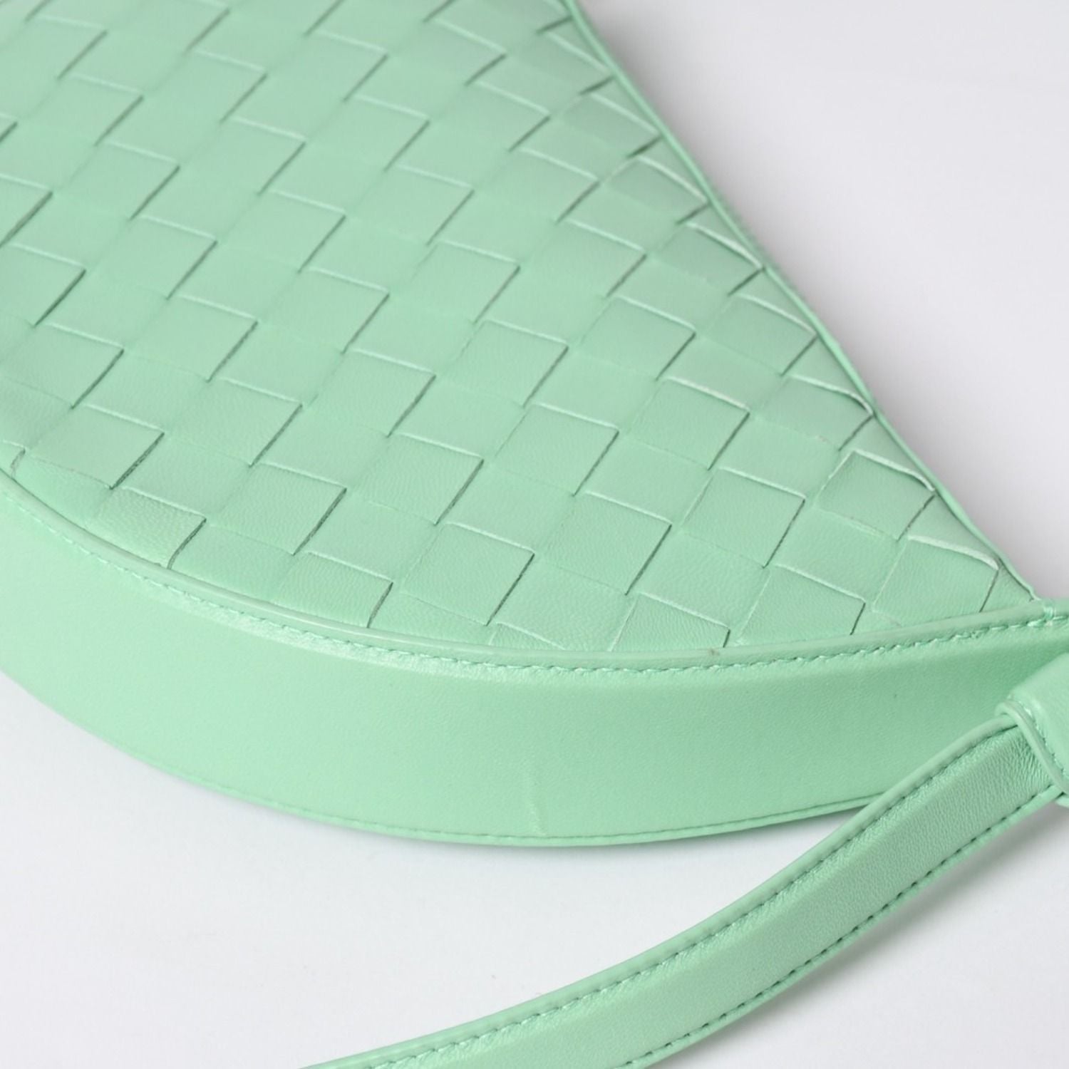 Bottega Veneta Intrecciato Bag Leather Green Gold — view 7