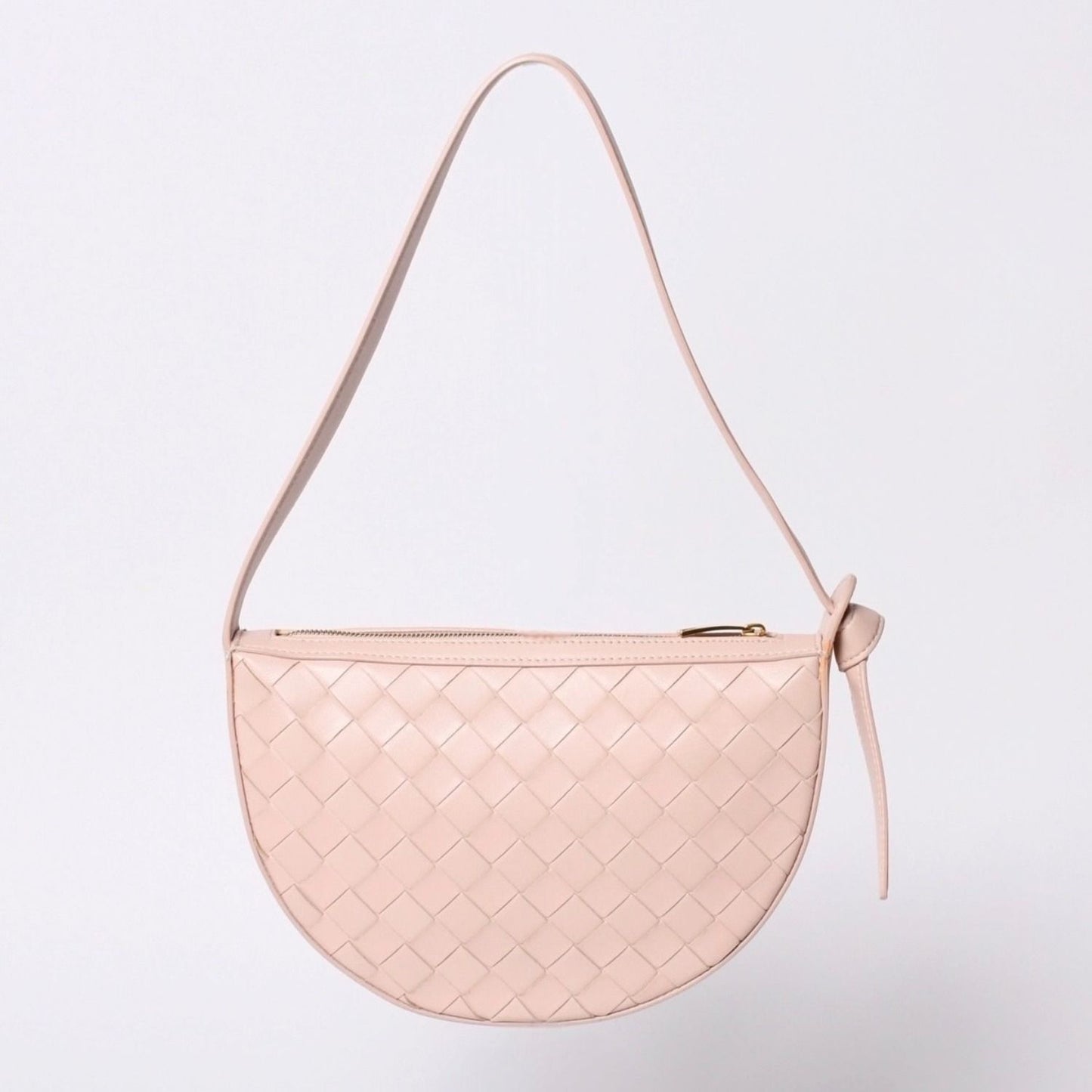 Bottega Veneta Intrecciato Bag Leather Salmon Pink Gold — view 2