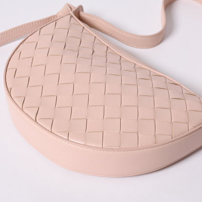 Bottega Veneta Intrecciato Bag Leather Salmon Pink Gold — view 4