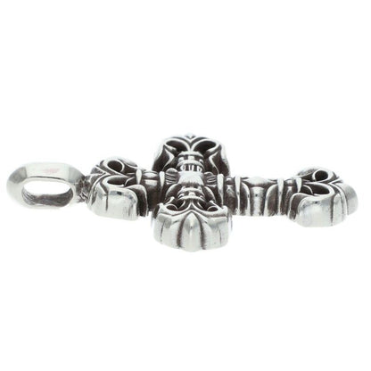 Chrome Hearts Charm Filigree Tiny Silver Necklace Top