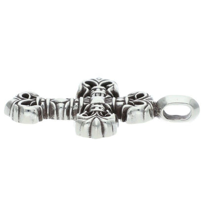 Chrome Hearts Charm Filigree Tiny Silver Necklace Top
