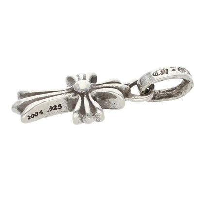 Chrome Hearts Crs Bbyfat P Dmnd Baby Fat Pave Diamond Silver Necklace Top