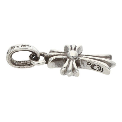 Chrome Hearts Crs Bbyfat P Dmnd Baby Fat Pave Diamond Silver Necklace Top