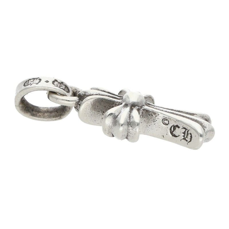 Chrome Hearts Crs Bbyfat Baby Fat Charm Silver Necklace Top