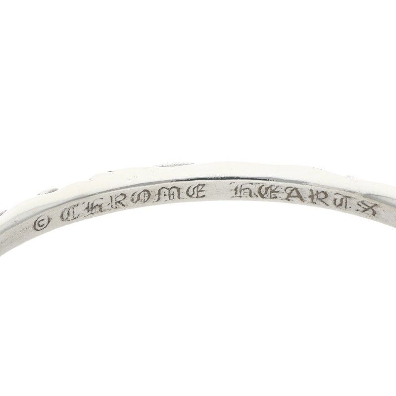 Chrome Hearts Bangle Scroll Band Silver Bracelet