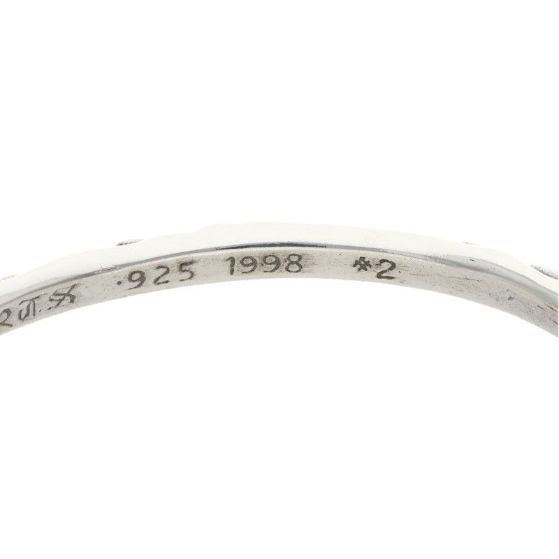Chrome Hearts Bangle Scroll Band Silver Bracelet