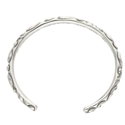 Chrome Hearts Bangle Scroll Band Silver Bracelet