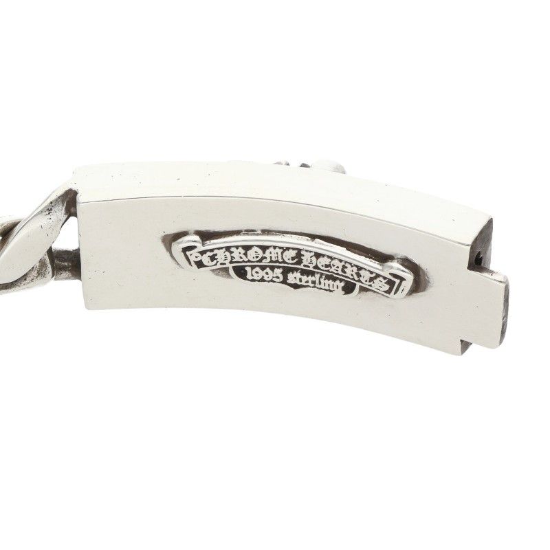 Chrome Hearts ID Dagger ID Classic Link Silver Bracelet