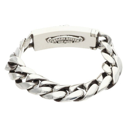 Chrome Hearts ID Dagger ID Classic Link Silver Bracelet