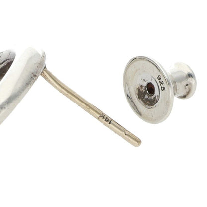 Chrome Hearts Dbl Spike Double Silver Earrings