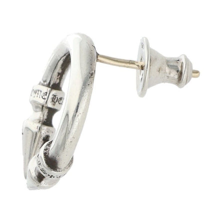 Chrome Hearts Dbl Spike Double Silver Earrings