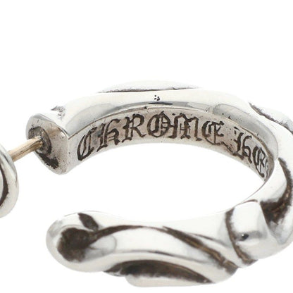 Chrome Hearts Hoop Scrool 1 Scroll Hop Silver Earrings