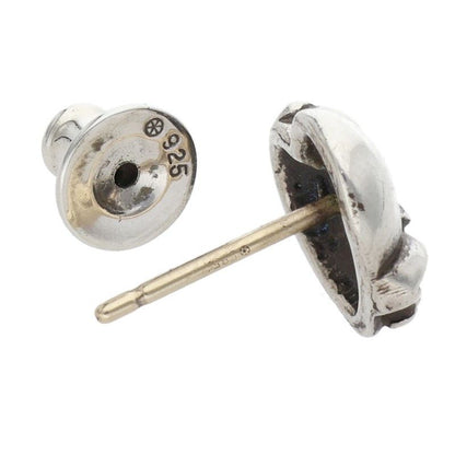 Chrome Hearts Stud Heart Silver Earrings
