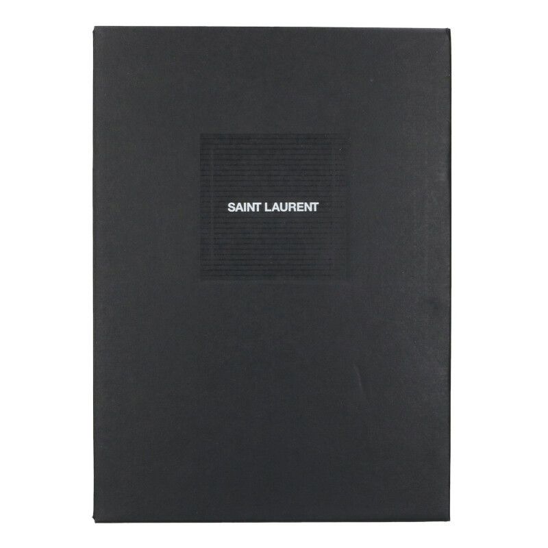 Saint Laurent Paris Wool Check High Cut Sneakers 42