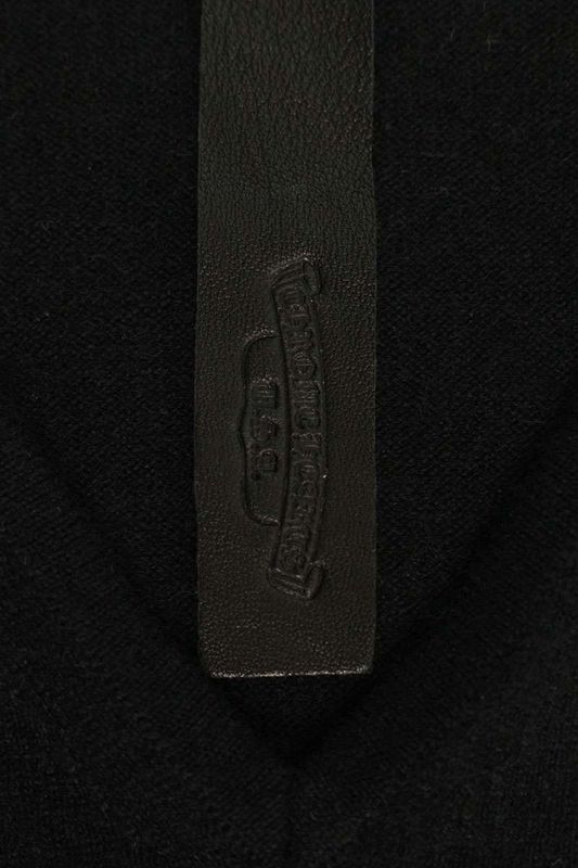 Chrome Hearts Line Stone Decoration Cashmere Knit Sweater