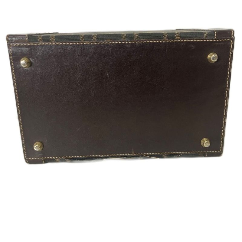 Fendi Zucca Pattern Shoulder Bag Vanity Vintage