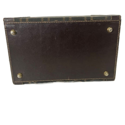 Fendi Zucca Pattern Shoulder Bag Vanity Vintage