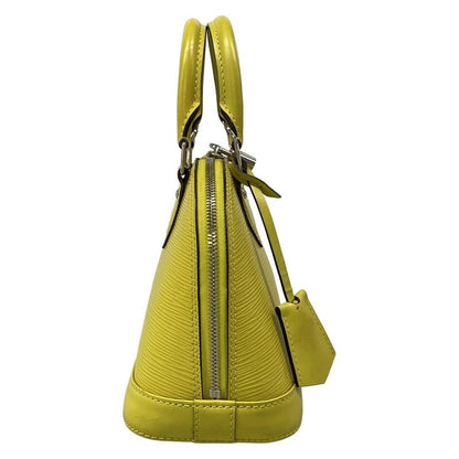 Louis Vuitton Handbag Epi Alma BB Pistache Leather