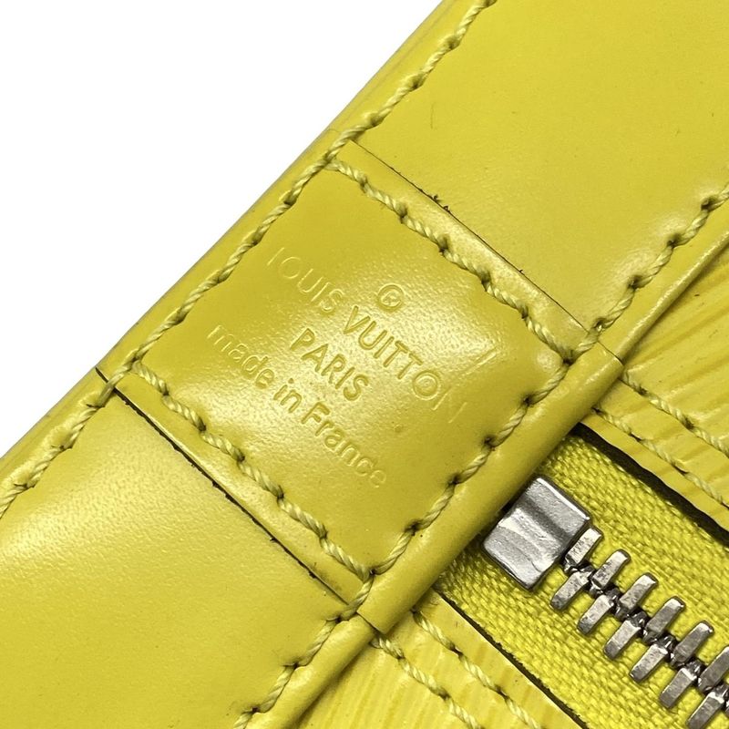 Louis Vuitton Handbag Epi Alma BB Pistache Leather