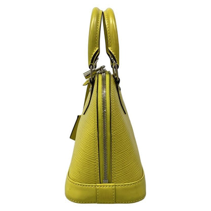Louis Vuitton Handbag Epi Alma BB Pistache Leather