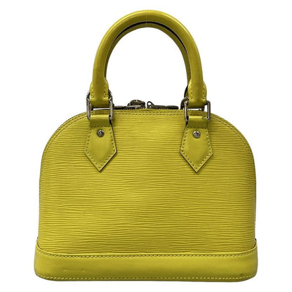 Louis Vuitton Handbag Epi Alma BB Pistache Leather