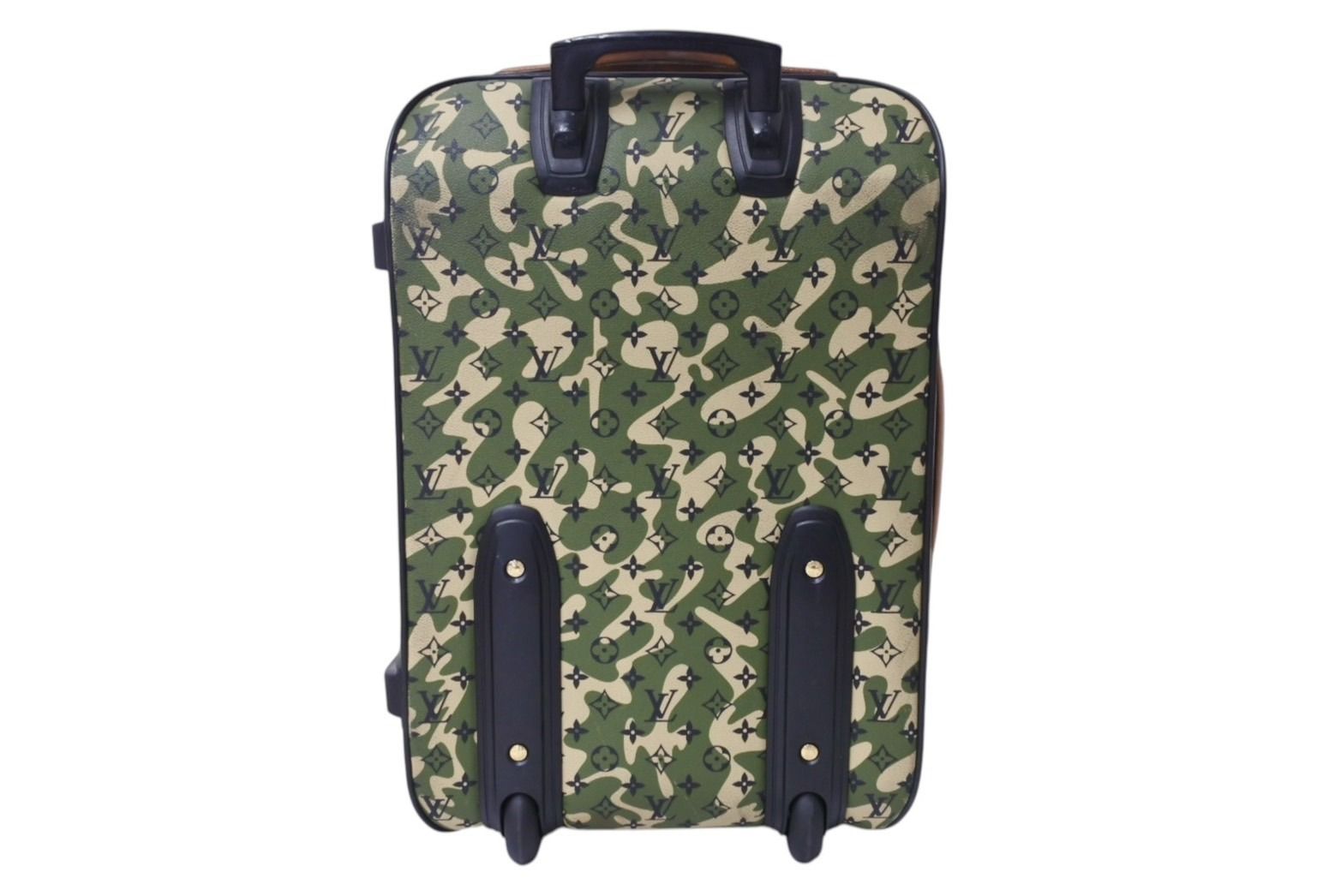 Louis Vuitton Pegase 60 Takashi Murakami Travel Bag Monogram Moflage Canvas — view 2