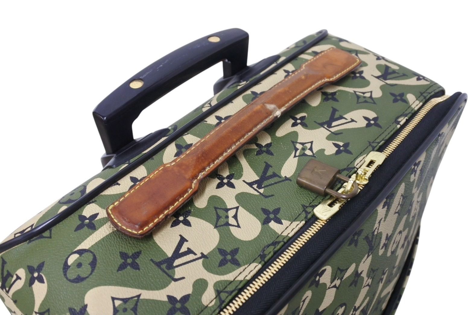 Louis Vuitton Pegase 60 Takashi Murakami Travel Bag Monogram Moflage Canvas — view 6