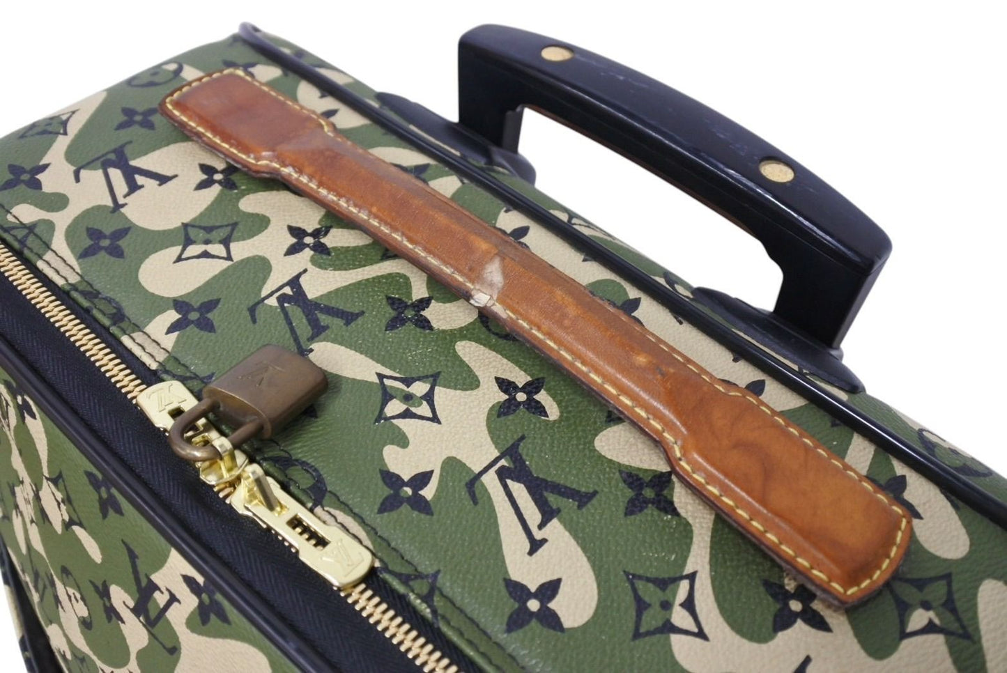 Louis Vuitton Pegase 60 Takashi Murakami Travel Bag Monogram Moflage Canvas — view 7