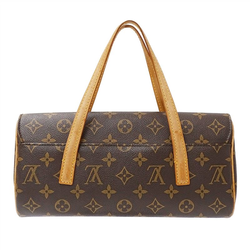 Louis Vuitton Bag Handbag Monogram Canvas Sonatine Brown Handheld Flap Type