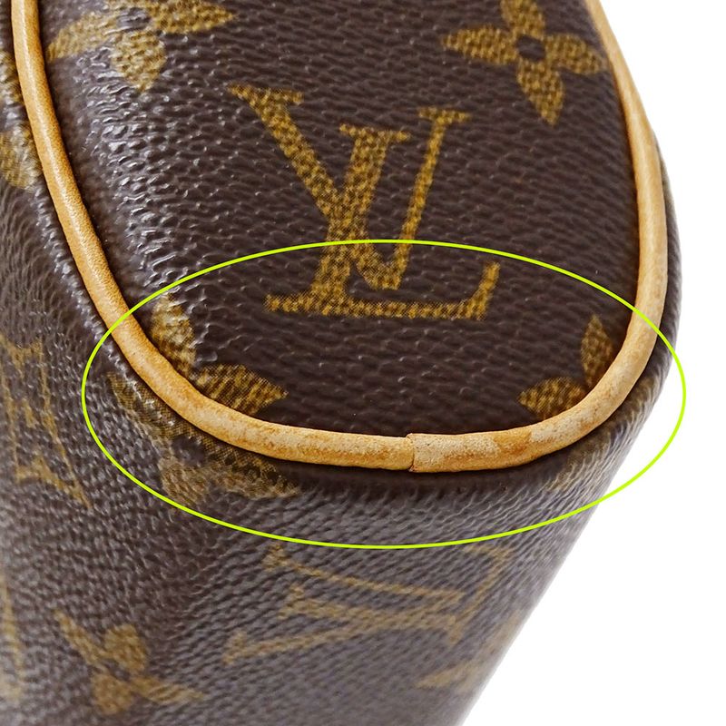 Louis Vuitton Bag Handbag Monogram Canvas Sonatine Brown Handheld Flap Type